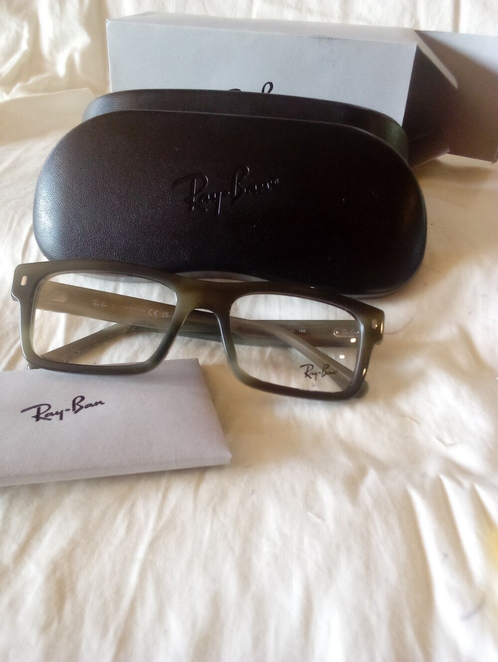 Ray-Ban RX5435 Havana Green Eyeglass Frames 54-19
